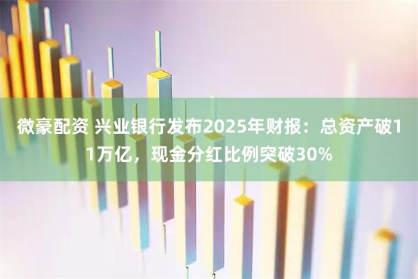 微豪配资 兴业银行发布2025年财报：总资产破11万亿，现金分红比例突破30%